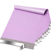 50 Pcs 10x13 Waterproof Poly Mailers, Self Seal Shipping Bags for Clothing, Strong Adhesive Envelopes for Small Business, Purple
