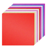 20Sheets 30.5x30.5cm Glitter Cardstock Paper 250gsm Square Premium Sparkly Paper Craft Cardstock Paper for Scrapbook Card Art