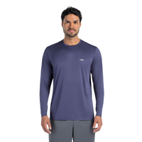 Camiseta Manga Longa Essential Olympikus Masculina M Azul