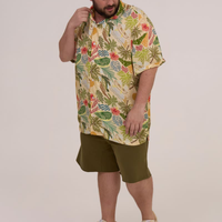 Camisa Manga Curta Estampa Aloha