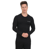 Camiseta Manga Longa Flex Compression Olympikus Masculina GG Preto