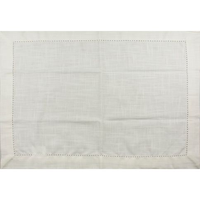 Conjunto com 2 Guardanapos em Tecido 40cm Off White