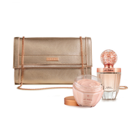 Combo La Victorie: Eau de Parfum 75ml + Creme Acetinado Corporal 250g + Bolsa de Mão Rose