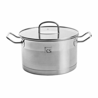 Caçarola Herten em Aço Inox para Indução 20cm 3,5 Litros Carl Schmidt Sohn