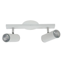 Spot Sobrepor Aluminio Acrilico Dicroica Gu10 Tubo - BRANCO
