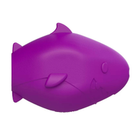 Brinquedo Para Cães Fun Toys Fundo Do Mar Tubarão Roxo Amicus Tam. P