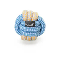Brinquedo Cães Mimo Bolinha De Corda Azul M