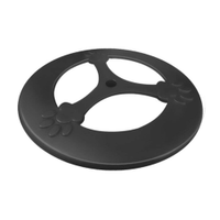 Frisbee Cães Furacão Pet Plástico Pop Preto