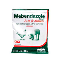 Mebendazole Para Aves e Suínos Vetnil - 30g