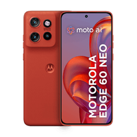 Smartphone Motorola Edge 60 Neo 5G 256GB 24GB (12GB RAM + 12GB RAM Boost) 50MP Sony Câmera Moto AI e tela 1,5K Super HD - Vermelho