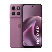 Smartphone Motorola Moto g17 256GB 12GB (4GB RAM + 8GB RAM Boost) camera 50MP Sony Lytia 600, tela FHD+ 60hz, bateria 5200 mAh - Rosa