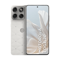 Smartphone Motorola Edge 70 5G Crystals by Swarovski 512GB 24GB (12GB RAM + 12GB RAM Boost), Ultrafino, 3 cameras 50MP e tela extreme Amoled 120hz - Cloud Dancer