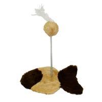 Brinquedo Peixinho Para Gatos Marrom São Pet