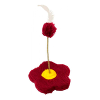 Brinquedo Flor Para Gatos Vermelho São Pet
