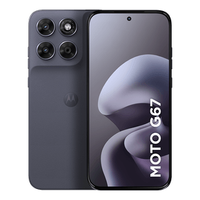Smartphone Motorola Moto g67 5G 256GB 12GB (4GB RAM + 8GB RAM Boost) camera 50MP Sony Lytia 600, tela 1.5K extreme Amoled 120hz, ultrarresistente - Chumbo