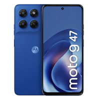 Smartphone Motorola Moto g47 5G 256GB 12GB (4GB RAM + 8GB RAM Boost), câmera 50 MP Sony LYTIA 600, Tela 6.7" FHD+ 120hz, NFC, IP64 - Azul Nautico