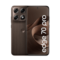 Smartphone Motorola Edge 70 Pro 5G 256GB 24GB (12GB RAM+12GB Ram Boost), 4 câmeras de 50MP, Tela 1.5K extreme AMOLED 144Hz, Bateria 6500 mAh, IP68/IP69 - Madeira