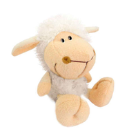 Brinquedo Cães Pelúcia Jungle Buddies Ovelha Branca The Pets Brasil