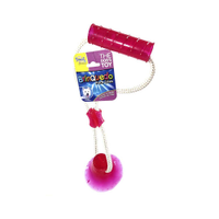 Brinquedo Mordedor Puxador Com Ventosa Rosa Para Cães The Pets Brasil