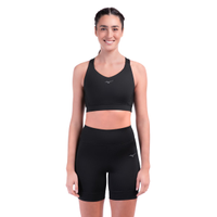 Top de Corrida Mizuno Compress Feminino G Preto