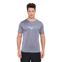 Camiseta de Corrida Mizuno Run Spark Mescl Masculino P Azul