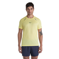 Camiseta de Corrida Mizuno High 3 P Amarelo
