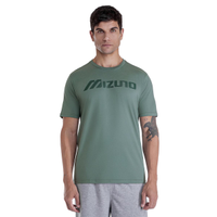 Camiseta Mizuno Big Logo Masculina GG Verde
