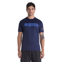 Camiseta de Corrida Mizuno Focus Stamp G Azul