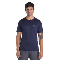 Camiseta de Corrida Mizuno Nirvana Masculina G Azul