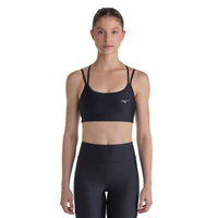 Top de Corrida Mizuno Run Easy 6 Feminino G Preto