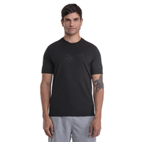 Camiseta Casual Mizuno Big Logo Masculina P Preto