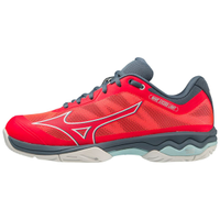 Tênis de Tennis Feminino Mizuno Wave Exceed Light All Court 40 Vermelho