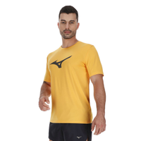Camiseta de Treino Masculina Mizuno Run Spark P Amarelo