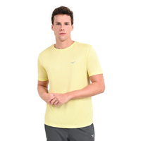 Camiseta de Treino Masculina Mizuno Run Spark 2 P Amarelo