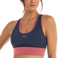 Top de Corrida Mizuno Run Easy 4 Feminino G Azul
