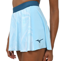 Saia de Tennis Feminina Mizuno Charge Printed Flying GG Azul