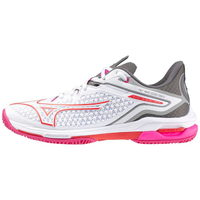 Tênis de Tennis Feminino Mizuno Wave Exceed Tour 6 All Court 39 Branco