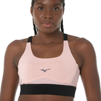Top de Treino Mizuno High Support Feminino P Rosa
