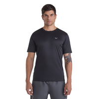 Camiseta de Corrida Masculina Mizuno Run Spark 2 M Preto
