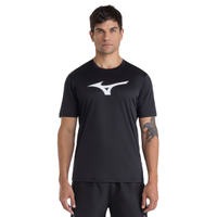 Camiseta de Corrida Masculina Mizuno Run Spark GG Preto