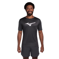 Camiseta de Corrida Masculina Mizuno Run Spark GG Cinza