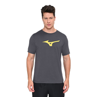 Camiseta Masculina Mizuno Basic Big P Cinza