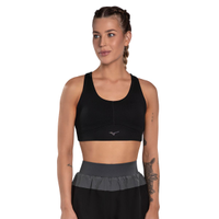 Top de Corrida Mizuno Performance Feminino G Preto