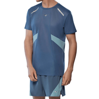 Camiseta de Corrida Mizuno DryAeroFlow Masculina P Azul