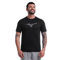 Camiseta Mizuno Basic Big Masculina P Preto