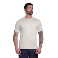 Camiseta Mizuno Basic Logo P Cinza