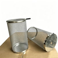 Metal Mesh Hookah Wind Cover with Top Cap & Fixed Clips Charcoal Guard Smoking Accessories Heat Protector for Outdoor & Bar Use