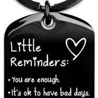 Daily Affirmation Keychain - Encouraging Gift for Mental Health