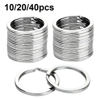 10/20/40pcs Split Key Rings Keyrings, Key Rings Bulk, Flat Keychain Ring Split Key Ring For Home Car Keys Bag Hanging 2035