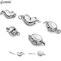 2Pcs 925 Sterling silver Boat Shaped Ingot Buckle Connector Clasps For DIY Bracelet Necklace Jewelry Making Supplies Findings
